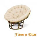 Шикарное кресло качалка Papasan с подушкой