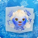 Ёлочная игрушка Снежинка